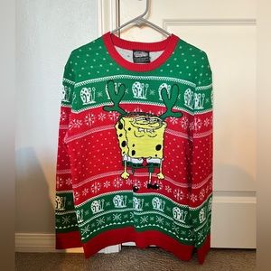 Spongebob ugly Christmas sweater